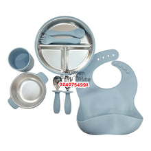 Load image into Gallery viewer, Silicone Metallic Cutlery Set (Dr Annie's)