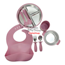 Load image into Gallery viewer, Silicone Metallic Cutlery Set (Dr Annie's)