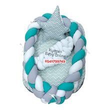 Load image into Gallery viewer, Baby Bed (Baby Lounger / Portable Infant Co Sleeper Bassinet With Spiral Bumper / Baby Nest) - Kyemen Baby Online