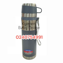 Load image into Gallery viewer, Vacuum Flask (Unbreakable Sling Flask With Cup) 1000ml - Kyemen Baby Online