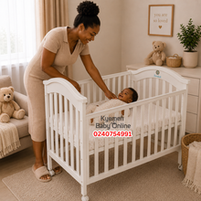 Load image into Gallery viewer, Baby Wooden Cot / Baby Bed / Baby Crib (Kindah 130/N06)