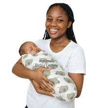 Load image into Gallery viewer, 4 In 1 Coloured Cotsheet / Receiving Blanket (One Yard) Minnie Kolaco - Kyemen Baby Online