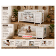 Load image into Gallery viewer, Baby Wooden Cot With Drawer (D08) Baby Bed