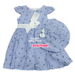 Load image into Gallery viewer, Baby Girl Dress (Tiaghrb) Blue 1 - Kyemen Baby Online