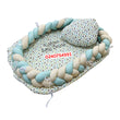 Load image into Gallery viewer, Baby Bed (Baby Lounger / Portable Infant Co Sleeper Bassinet With Spiral Bumper / Baby Nest) - Kyemen Baby Online