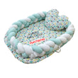 Load image into Gallery viewer, Baby Bed (Baby Lounger / Portable Infant Co Sleeper Bassinet With Spiral Bumper / Baby Nest) - Kyemen Baby Online