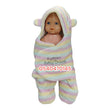 Load image into Gallery viewer, Baby Swaddle (Fluffy Hooded Swadle) - Kyemen Baby Online