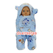 Load image into Gallery viewer, Baby Swaddle (Fluffy Hooded Swadle) - Kyemen Baby Online