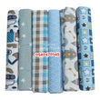 Load image into Gallery viewer, 6 In 1 Coloured Cot Sheet / Receiving Blanket (Kiddy Care) - Kyemen Baby Online