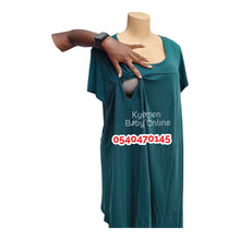 Load image into Gallery viewer, Breastfeeding Night Gown / Nighty With Opening - Kyemen Baby Online