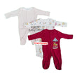 Load image into Gallery viewer, Baby Sleep Suit / Sleep Wear / Overall (Mamas And Papas Female 3pcs) 0-3 Months. - Kyemen Baby Online