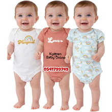 Load image into Gallery viewer, Baby Girl BodySuit (3pcs) Hudson Baby (Magical Rainbow) - Kyemen Baby Online