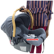 Load image into Gallery viewer, Baby Car Seat Carrier With Golden Handle (Kidilo SQC002G)