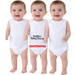 Load image into Gallery viewer, Baby Bodysuit (Bebe Favour) All White (Sleeveless)