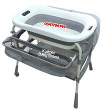 Load image into Gallery viewer, Baby Standing Bath Tub And Changer With Foldable Bucket And Pail - Kyemen Baby Online