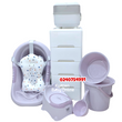 Load image into Gallery viewer, Baby Bath Set (With Bottle Rack And Mini Drawer) - Kyemen Baby Online
