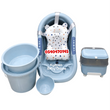 Load image into Gallery viewer, Baby Bath Set (Simple Bath Set With Bottle Rack)