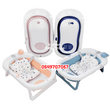 Load image into Gallery viewer, Baby Foldable Bath Tub With Soft Bather / Cushion Bather - Kyemen Baby Online
