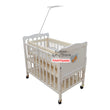 Load image into Gallery viewer, 2 In 1 Baby Wooden Cot With Drawer (AY 659) Baby Bed / Baby Crib White - Kyemen Baby Online