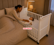 Load image into Gallery viewer, Baby Wooden Cot With Drawer (KJ310) Baby Bed