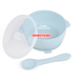 Load image into Gallery viewer, Baby Silicone Suction Bowl With Spoon And Lid (Dr.Annie's) - Kyemen Baby Online