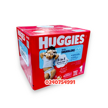 Load image into Gallery viewer, Baby Diapers (Huggies Plus Little Snugglers 3 in 1)