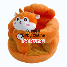 Load image into Gallery viewer, Baby Sitting Trainer / Sitting Sofa / Sit Up Pillow (Animals) Soft Base