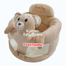 Load image into Gallery viewer, Baby Sitting Trainer / Sitting Sofa / Sit Up Pillow (Animals) Soft Base