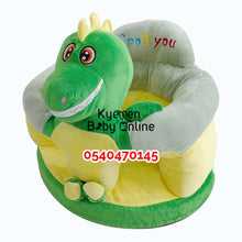 Load image into Gallery viewer, Baby Sitting Trainer / Sitting Sofa / Sit Up Pillow (Animals) Soft Base