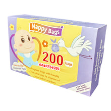 Load image into Gallery viewer, Nappy Bag (200 Scented Disposable Nappy Bags) - Kyemen Baby Online