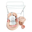 Load image into Gallery viewer, Baby Standing Bath Set With Metal Stand And Cushion Bather - Kyemen Baby Online
