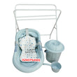 Load image into Gallery viewer, Baby Standing Bath Set With Metal Stand And Cushion Bather - Kyemen Baby Online
