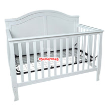Load image into Gallery viewer, 4-in-1 Convertible Crib Baby Wooden Cot (D01) Baby Bed (Showroom Display)