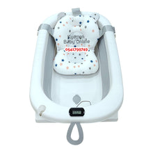 Load image into Gallery viewer, Baby Foldable Bath Tub With Thermometer