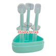 Load image into Gallery viewer, Baby Silicone Toothbrush Set (Dr Annie’s) 3pcs - Kyemen Baby Online