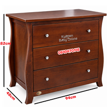 Load image into Gallery viewer, Baby Wooden Drawer / Wardrobe (Quirky Bubba)