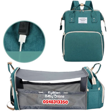 Load image into Gallery viewer, Diaper Bag And Bed (Backpack Sunshine) - Kyemen Baby Online