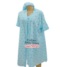 Load image into Gallery viewer, Breastfeeding Nightwear With Inner, Bonnets,Hat And Cotsheet (Bebe And Mama Cherry) - Kyemen Baby Online