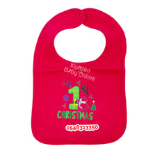 Load image into Gallery viewer, Baby Unisex Bib (My First Christmas) - Kyemen Baby Online