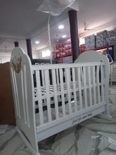 Load image into Gallery viewer, Baby Wooden Cot With Drawer (TM706) Baby Bed