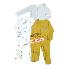 Load image into Gallery viewer, Baby Sleep Suit / Sleep Wear / Overall (Mamas And Papas 3Pcs) 3-6m - Kyemen Baby Online