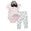 Load image into Gallery viewer, Baby Bodysuit with Pant And Shoe( Hudson Baby) 3-6Months - Kyemen Baby Online