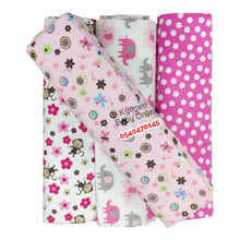 Load image into Gallery viewer, 4 In 1 Coloured Cot Sheet / Receiving Blanket (Baby Of Mine) 150cm * 100cm - Kyemen Baby Online