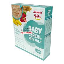 Load image into Gallery viewer, Baby Cereal With Milk (Simply Fils) Oatmeal Strawberry Banana 6m+ - Kyemen Baby Online