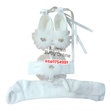 Load image into Gallery viewer, Baby Girl Headband With Stockings and Headband(0-6M) Bebelinna - Kyemen Baby Online