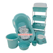 Load image into Gallery viewer, Baby Bath Set (With Bottle Rack And Item Rack With Cover) - Kyemen Baby Online