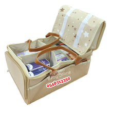 Load image into Gallery viewer, Box Storage Diaper Bag With Cover - Kyemen Baby Online