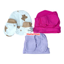 Load image into Gallery viewer, Baby Hat, Socks And Mittens (3pcs) - Kyemen Baby Online
