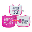 Load image into Gallery viewer, Baby Bib 3Pcs ( Hudson Baby) Sweet - Kyemen Baby Online