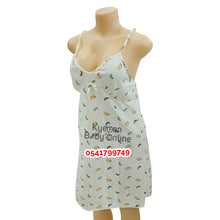 Load image into Gallery viewer, Breastfeeding Night Gown With Inner And Short Sleeves Coat (Suimeiran / Size 6-12) - Kyemen Baby Online